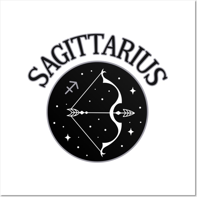 Sagittarius Star Sign Zodiac Horoscope Cheeky Witch® Wall Art by Cheeky Witch